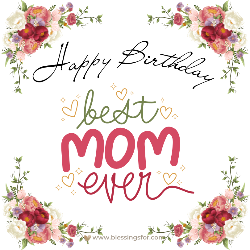 Happy Birthday Blessings for Mom