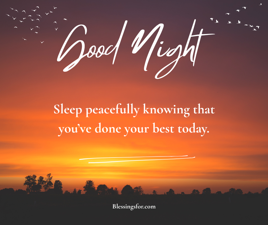 40+ Good Night Blessings for a Peaceful Rest and Grateful Heart